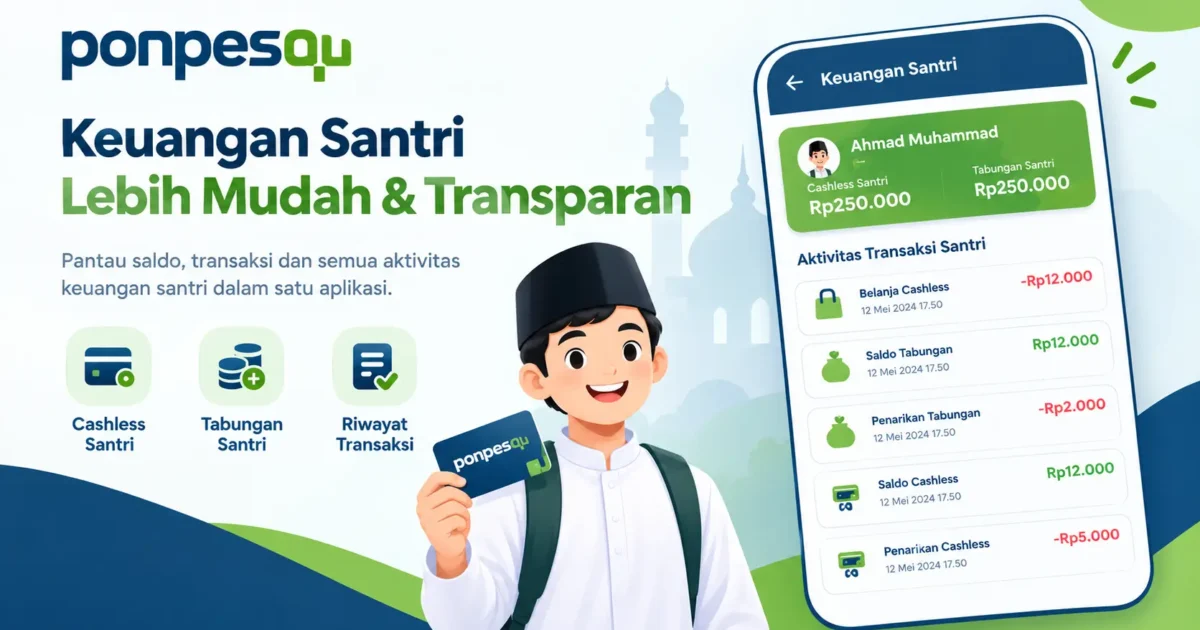 Aplikasi Kantin Pesantren: Transaksi Cashless Santri Lebih Tertib dan Cepat